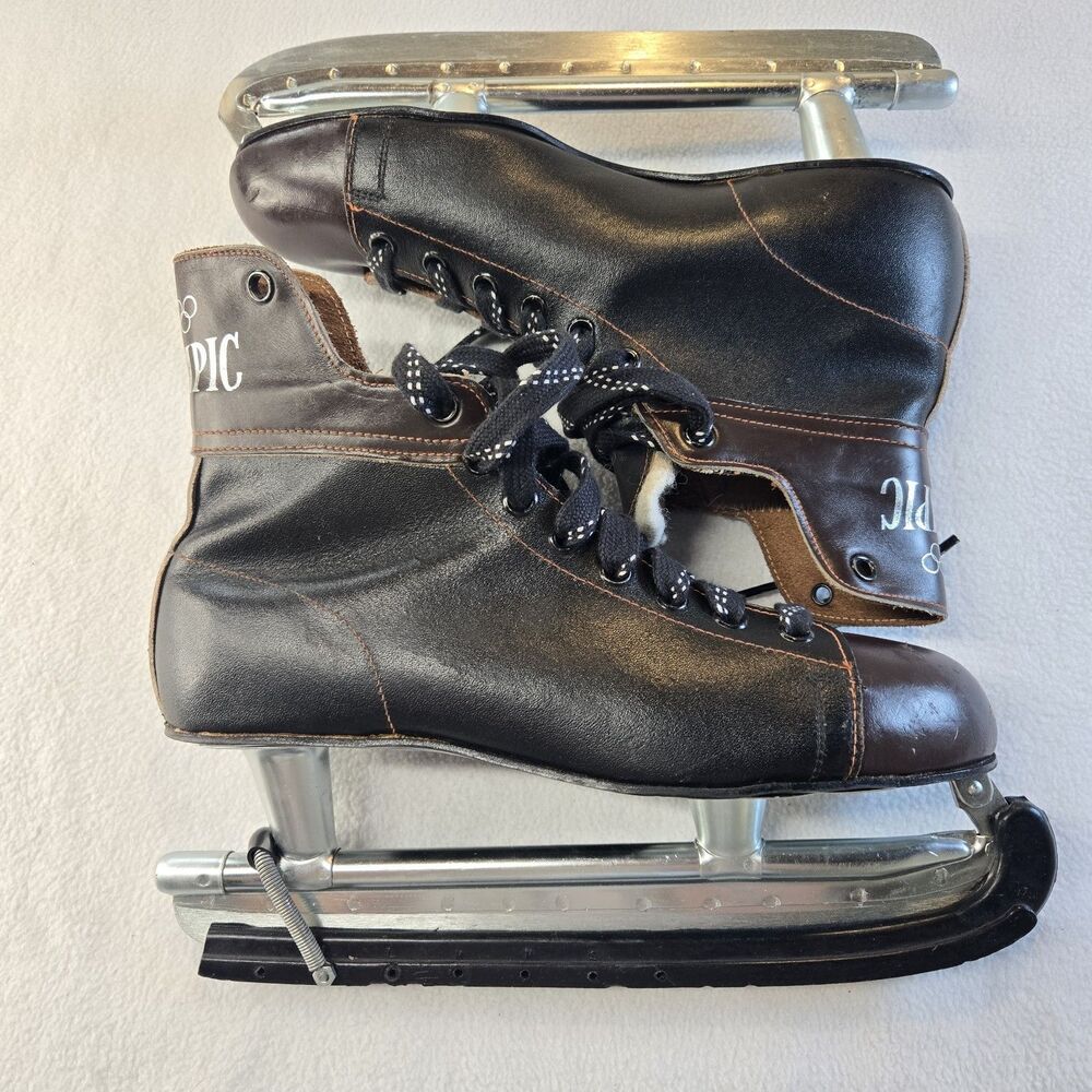 Vintage Olympic Skates Size 11 Unworn Deadstock NHL Approved Canada 1950s